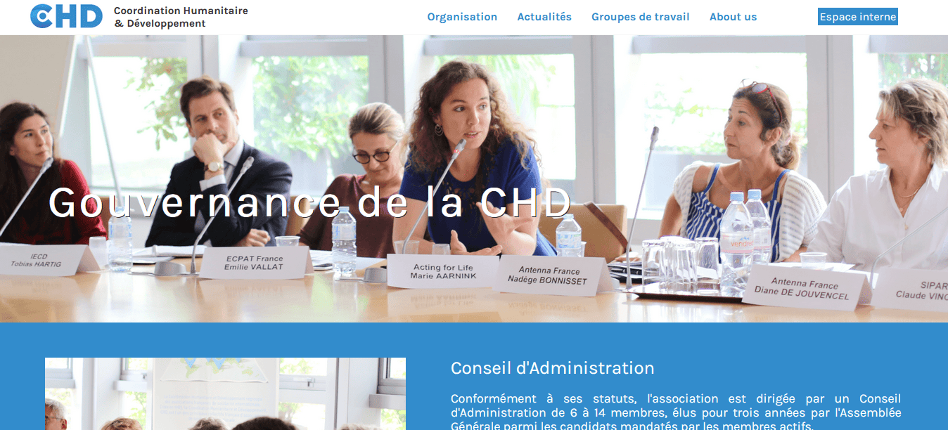 capture d'écran du site web sur-mesure de ALTM - page 