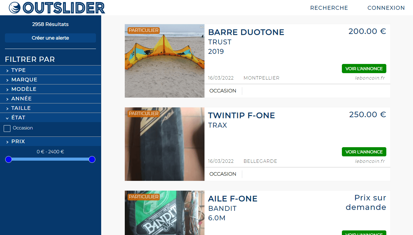capture d'écran du site web sur-mesure de ALTM - page 