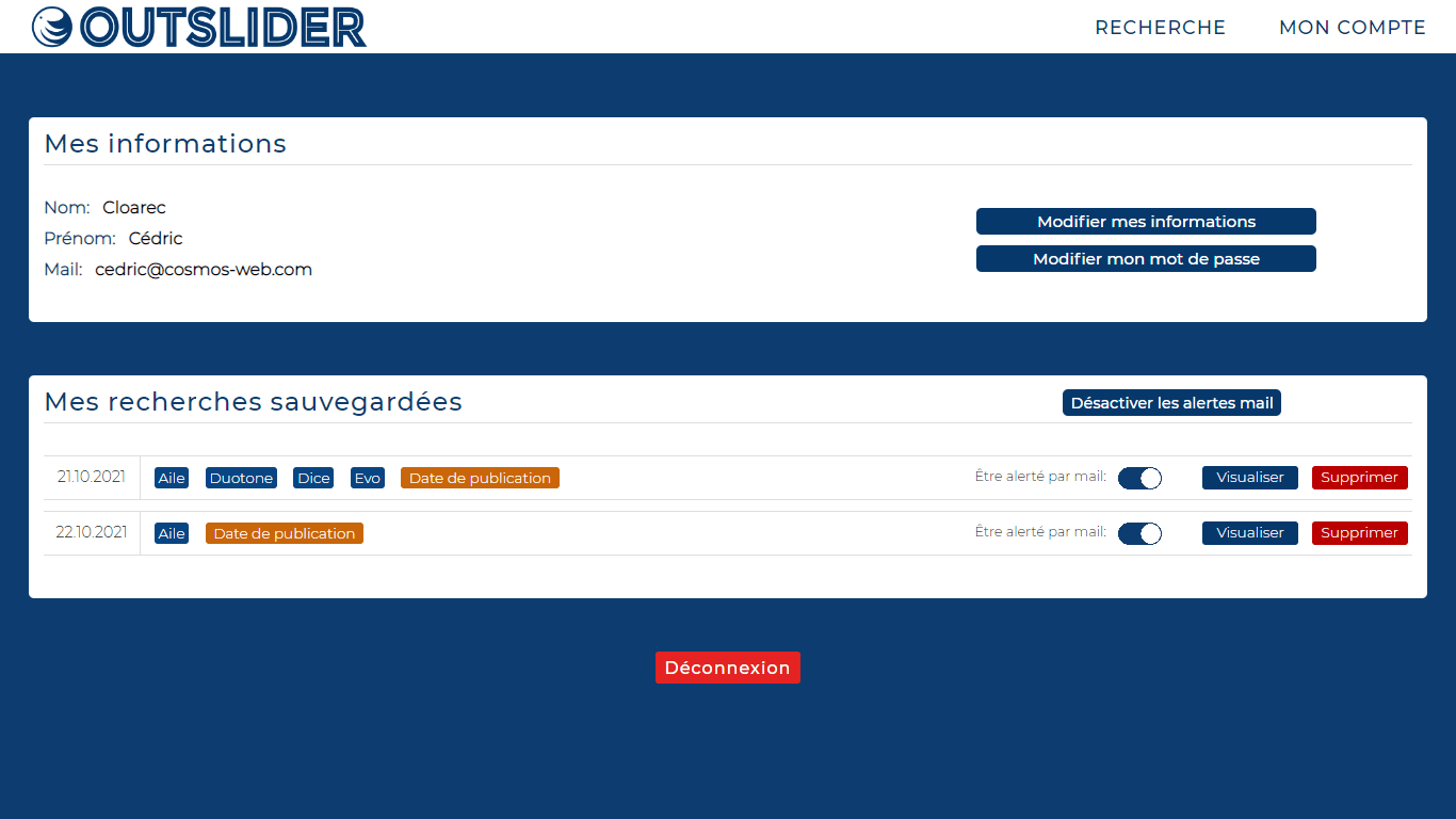 capture d'écran du site web sur-mesure de ALTM - page 